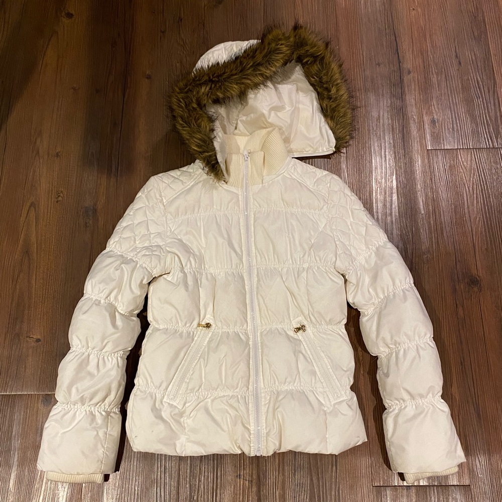 GUESS White Winter Coat